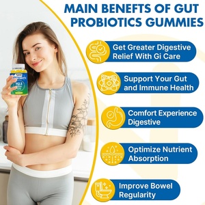 High Quality Promote Digestive Healthier Balance Gut Microflora Promote Digestion Probiotic & Prebiotic Blend <b>Gummy</b> <b>Candy</b> - Product Image 3