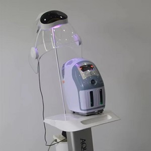 Appareil à oxygène portable O2toderm, dôme facial LED, pistolet à oxygène, appareil facial avec lumière LED, soin de la peau - Product Image 1