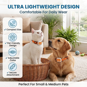 Collier GPS GSM intelligent pour animaux de compagnie, chiens, chats, étanche, localisation en temps réel, 4G, léger, en plastique, localisateur d'animaux portable - Product Image 2