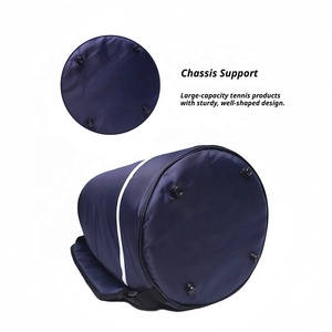 Sac <span class=keywords><strong>seau</strong></span> pour balles <span class=keywords><strong>de</strong></span> <span class=keywords><strong>tennis</strong></span>, capacité <span class=keywords><strong>de</strong></span> 100 balles, isolé, épaissi, durable, sac à bandoulière portable pour une utilisation en intérieur/extérieur, entraînement <span class=keywords><strong>de</strong></span> <span class=keywords><strong>tennis</strong></span> - Product Image 4