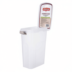 Contenedor de Almacenamiento para Alimentos de Mascotas, Transparente, Blanco, de 25 l - Product Image 2