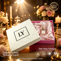 Boîte de parfum de luxe personnalisée avec couvercle et base, boîtes d'emballage rigides en papier de luxe pour parfum, flacon de parfum vide de 50 ml avec emballage