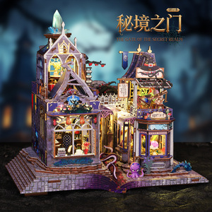 Maison <span class=keywords><strong>de</strong></span> poupée miniature DIY, modèle <span class=keywords><strong>de</strong></span> <span class=keywords><strong>jouet</strong></span> artisanal <span class=keywords><strong>en</strong></span> <span class=keywords><strong>bois</strong></span>, cadeau <span class=keywords><strong>de</strong></span> Nouvel An, maison <span class=keywords><strong>de</strong></span> poupée scénique style <span class=keywords><strong>chalet</strong></span> pour filles, cadeau pour enfants - Product Image 5