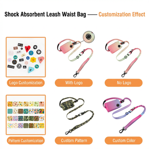 1.Hands Free <b>Dog</b> <b>Leash</b> for Running with Waist Bag Reflective Bungee <b>Leash</b> 2.Running <b>Leash</b> Set Shock Absorbing Bungee <b>Leash</b> - Product Image 5