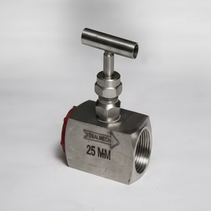 Válvula de Aguja Manual de 1 Pulgada, Cuerpo Cuadrado, Control de Flujo de Líquido de Precisión, Válvula Industrial - Product Image 2