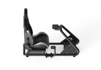 Siège de Simulateur de Jeu de Course 2024 Volant avec Support Support d'Affichage Support de Pédales Fauteuil de Bureau