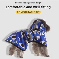 Imperméable pour chien transfrontalier, direct fabricant, pour Golden Retrievers et Corgis - Polyester solide, toutes saisons, réfléchissant