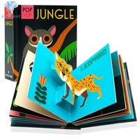 Libro de Colorear Personalizado para Niños, con Diseños Lindos, Impresión de Recuerdos de Bebés, Libro 3D Pop-up