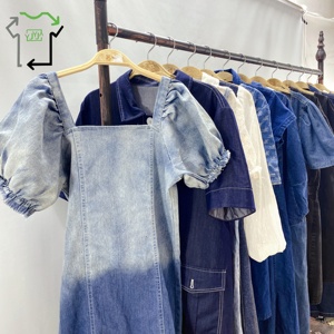 Wholesale Second Hand Denim Dress Ukay Women Skirt Elegant Mixed Clothing Bales Used <strong>Clothes</strong> High Quality Polyester/Cotton Clean - Product Image 6