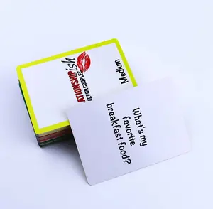 심리적 창조적 인 카드 놀이 사용자 정의 질문 게임 더블 카드 게임