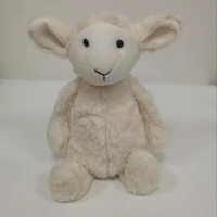Boneka Domba Kecil yang Pemalu, Isi Kapas PP, Lembut dan Nyaman untuk Hadiah Ulang Tahun