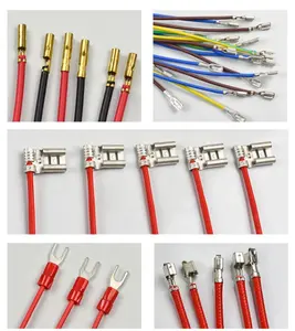 Máquina de engarce de terminal de casquillos semiautomática, terminal de resorte para mini ajuste jr terminales 2,8