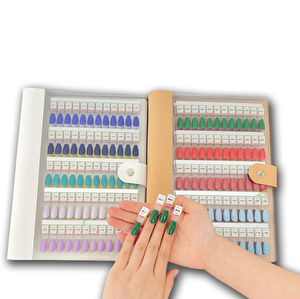 Album transparent anti-poussière vide pour nuancier de vernis à ongles, échantillons de gel et d'huile, outil de présentation de couleurs pour salon de manucure - Product Image 1