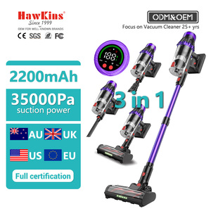 Aspirateur portable sans fil sur pied pour la maison, avec une forte aspiration de 35 Kpa - Product Image 1