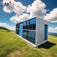 Maison miniature moderne pliable en panneaux sandwich JJM de 20 pieds, installation rapide, maison modulaire mobile, appartement, hôtel, villa