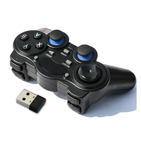 Control Inalámbrico 2.4G para Gamepad con Motor de Vibración y Convertidor OTG para Tablet, Smart TV Box
