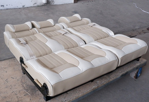 Siège-lit pliable en cuir imperméable et peu encombrant pour <span class=keywords><strong>camping</strong></span>-<span class=keywords><strong>car</strong></span>, transformable en lit pour Sprinter Van - Product Image 3