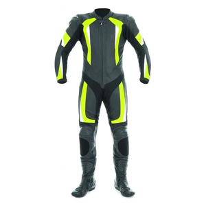 Combinaison de moto en cuir de course de haute qualité, deux pièces, meilleure protection, design professionnel personnalisé - Product Image 1