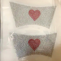 Motif en strass thermocollant personnalisable pour uniforme de pom-pom girl, motif de strass thermocollant, feuille de transfert thermique en strass pour bandes de nœuds
