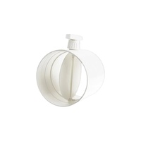 Vanne de contrôle du volume d'air de l'amortisseur de tuyau manuel ABS DN160mm 200mm pour ajuster le système de ventilation