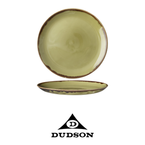 Assiette plate Harvest Green Ø 28 cm en céramique décorée à la main Dudson - Product Image 4