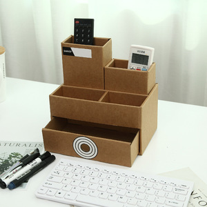 Hot Selling Small Stationery Wooden Mesh Amazons Plastic Clear Desk Supplies Organizer