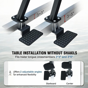 Ambitieuze Heavy-Duty Bootladdertrappen Met Antislip Aanhangwagens Met Tongstep Compatibel Met 4 Treden - Product Image 2