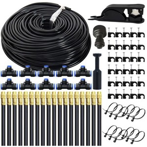 Kit de Irrigação por Gotejamento F106, Sistema de Rega Automático, Micro Sprinklers Ajustáveis em 360 Graus, Conectores Rápidos para Tubos de Jardim - Product Image 6