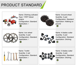 170F 7HP gasolina hand-held pomar amaragem máquina rebento para vala solo agricultura rebento - Product Image 6