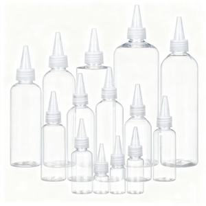 Flaconi in PET da 5-500ml con Beccuccio per Olio per Capelli, Bottiglie Trasparenti con Tappo a Vite e Beccuccio Appuntito - Product Image 3