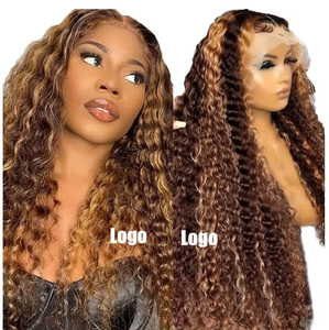 วิกผมสังเคราะห์เต็มศีรษะลอนสีเปียโนแฟชั่นยุโรปและอเมริกา - Product Image 1