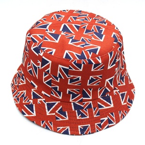 Custom UK Flag Design Cartoon Reversible Bucket <b>Hat</b> Double-Side Sublimation <b>Printing</b> Wide Brim 100% Cotton Fishing Beach <b>Hats</b> - Product Image 2