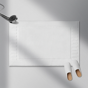 Tapis de sol de salle de bain en coton antidérapant, tapis de <span class=keywords><strong>pied</strong></span> pour la maison, tapis absorbant pour la maison d'hôtes, tissu pour les pieds - Product Image 2