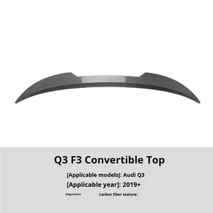 Aileron supérieur ABS pour Audi <span class=keywords><strong>Q3</strong></span> F3 Coupé 2019+, aileron central, autocollant de voiture, accessoires de modification - Product Image 6