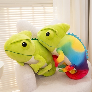 Peluche de Camaleón Urly-Tail, Juguete de Peluche de Lagarto que Cambia de Color, Divertido Regalo, Peluche de Animal - Product Image 2