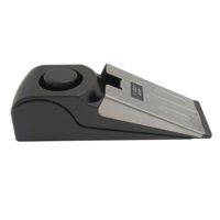 Alarme d'arrêt de porte en forme de coin, alarme d'arrêt de porte de sécurité de voyage, alarme de cambrioleur de fenêtre de porte de maison