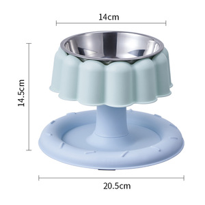 Pet Bowl Elevated Rounded Shape For <b>Cats</b> Large Capacity Feeding Dish - Product Image 4