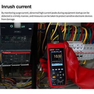 แคลมป์มิเตอร์ออสซิลโลสโคป UNI-T UT217A/B มัลติมิเตอร์ดิจิตอลแบบหนีบ 0-1000V ช่วงการวัด 31 มม. พร้อมฟังก์ชั่น NCV - Product Image 6