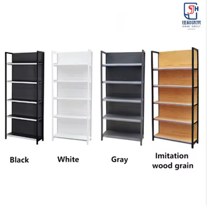 Étagères de supermarché à double face robustes, présentoirs métalliques perforés, installation rapide pour les magasins de détail - Product Image 2