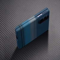 Casing Ponsel Magnetik Tekstur Serat Karbon Mewah untuk Samsung Z Fold 8 Ultra 4 5 6 7 Dengan Pelindung Layar Depan Anti Benturan