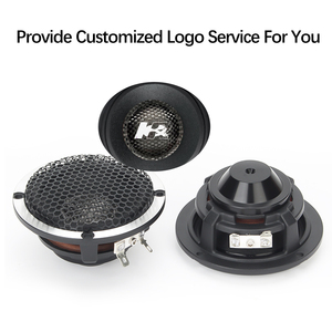 Altavoz de Rango Medio para Auto de 3.5 Pulgadas con Cono de Papel, Impedancia de 4 Ohmios, Potencia Pico de 80W, Alta Sensibilidad, Unidad de Audio de Alta Fidelidad en Negro o Rojo - Product Image 2