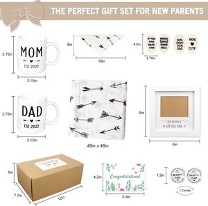 Ideas de Regalos para Embarazadas y Nuevos Padres 2024, Canasta de Regalos para Futura Mamá, Regalos para Amigas Embarazadas, Set de Regalo Personalizado al por Mayor para Baby Shower - Product Image 4