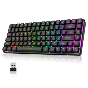 2.4G Wireless wiederauf ladbare Gaming-Tastatur tastaturen