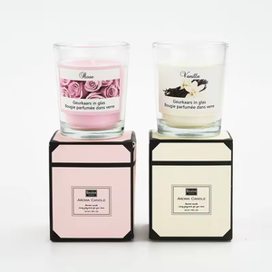 Vela Aromática Artesanal de Cera de Soya para Decoración del Hogar, Venta al por Mayor, Logotipo Personalizado, Regalo Romántico para San Valentín, Vela Aromática en Frasco de Vidrio para Días Festivos - Product Image 4
