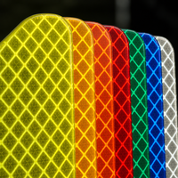 Autocollants de sécurité réfléchissants auto-adhésifs en vinyle pour portières de voiture, rose fluorescent, haute visibilité, bandes protectrices lumineuses dans l'obscurité pour la nuit