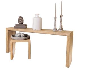 Elegante Mesa de Centro de Madera Minimalista para Sala de Estar Moderna, Decoración del Hogar - Product Image 1