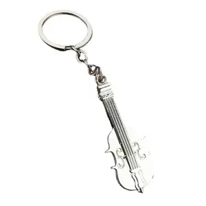 Biểu Tượng Tùy Chỉnh Bán Buôn Mini Violin Cello Quà Tặng Keychain Cho Phụ Nữ Người Đàn Ông Âm Nhạc Lưu Ý Violin Kim Loại Móc Chìa Khóa Keyring Cá Nhân Gif