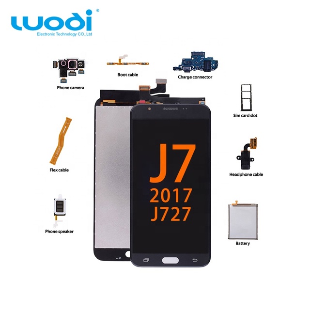 China Phone Lcd Factory galaxy Display J727 Pantalla Panel Combo for samsung galaxy J7 2017 Screen