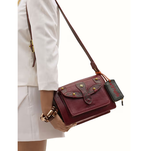 Bolso bandolera de cuero hecho a mano de primera calidad para mujer, 100% genuino, elegante, duradero y ligero, ideal para la oficina - Product Image 5