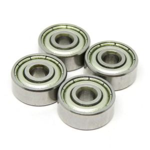 Rodamiento Rígido de Bolas 5x10x5mm de Acero Cromado, Fila Única, Sin Retén, P0, Métrico, Lubricado con Grasa - Product Image 2